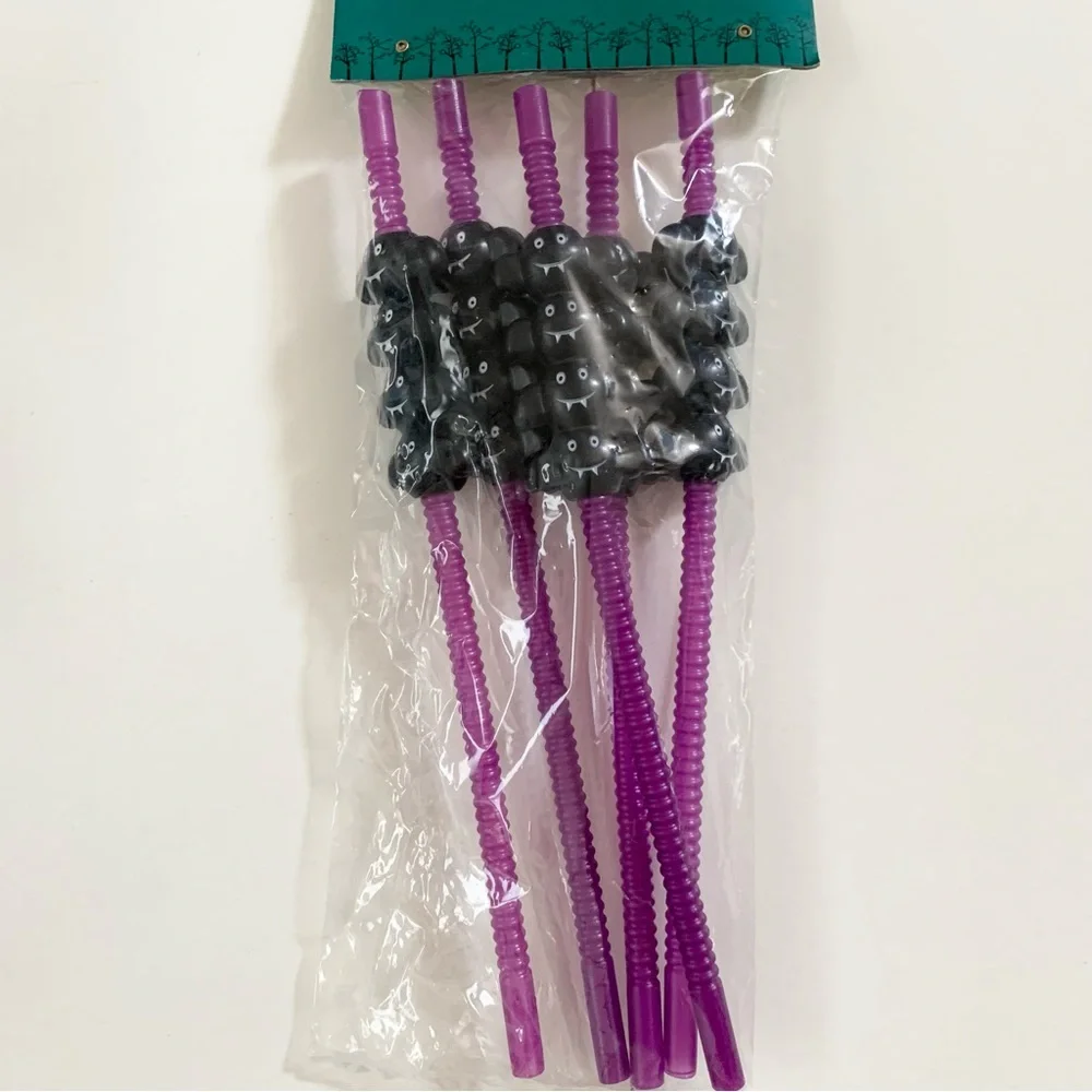 Vintage Bat jumbo straws
